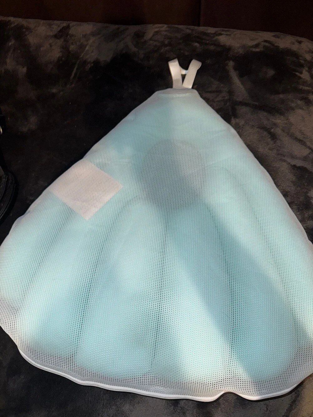 bébé Bleue NWT Soft Sink Baby Bath Light Blue Infant Bath Support